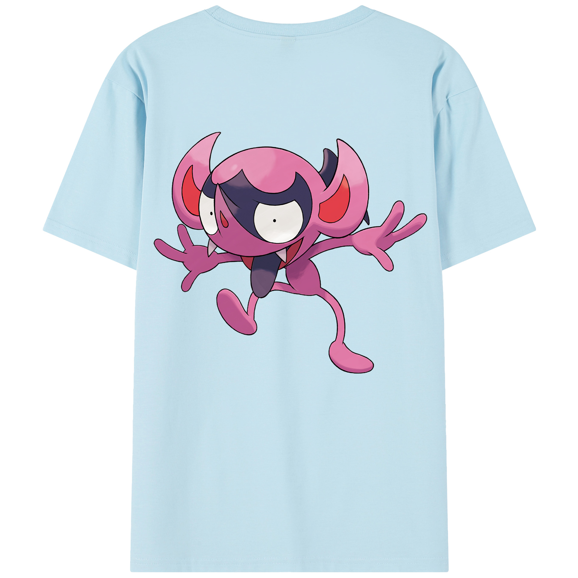 （画像用） ポケットモンスター Pokémon 綿100％半袖Tシャツ（背面プリント）